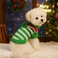 thumbnail image 4 of Bfogop Puppy Christmas Sweaters for Small Dogs Girl Boy Winter Knitwear Clothes Small Dog Cute Sweater Cat Lightweight Outfits Sweater Yorkie Teacup Birthday Holiday Dog Clothes, 4 of 6