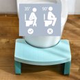 thumbnail image 2 of Detachable Toilet Stool with Non-Slip Base Splicable Potty Step Stool Sitting Posture Foot Stool Bathroom Toilet Potty Stool for Kids Adults Pregnant Woman, 2 of 8