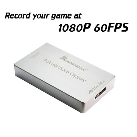 HornetTek HDMI Video Capture Device/Video Game Recorder USB 3.0 1080P 60 FPS Video & Audio (Best Html5 Game Engine)
