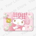 thumbnail image 4 of Pegatinas Kawaii Sanrioed My Melody Littletwinstars Diy para tarjetas, pegatinas impermeables de Anime para tarjetas de juego de crédito pequeñas, cubierta de película de piel, 4 of 4