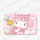 thumbnail image 4 of Pegatinas Kawaii Sanrioed My Melody Littletwinstars Diy para tarjetas, pegatinas impermeables de Anime para tarjetas de juego de crédito pequeñas, cubierta de película de piel, 4 of 4
