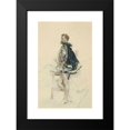 thumbnail image 2 of Giovanni Boldini 16x24 Black Modern Framed Museum Art Print Titled - Raphael Duflos in the Role of Henri IIi, 2 of 5