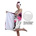 thumbnail image 5 of Colevkie Women 2 Pieces Adjustable Absorbent Bath Skirt & Shower Cap Set Beach Towel Hair Drying Cap Bath Wrap Set Quick Drying Portable for Bathroom Sauna Printed Splash Ink Florals Pattern, 5 of 8
