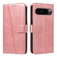 thumbnail image 7 of for Google Pixel 9 Pro XL Case Wallet for Men Women, Flip Folio Cover with PU Leather Kickstand Credit Card Slots Magnetic Wrist Strap Kickstand Protective Shockproof Phone Case Cover, Rosegold, 7 of 7