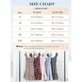 thumbnail image 5 of ORUYROP YOBECHO Women's Summer Ruffle Sleeve Sweetheart Neckline Printing Dress Mini Dress, 5 of 5