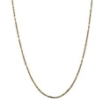 thumbnail image 6 of 14K Yellow Gold 2.25mm Milano Rope Chain 16 Inch, 6 of 6