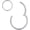 Silver, variant on Hypoallergenic Nose Rings 20G 18G 16G 14G 12G 10G 8G 316l Surgical Steel Septum Jewelry Hinged Segment Ring Body Piercing Nose Hoop Lip Rings Nose Helix Cartilage Rook Earrings