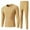 Khaki, variant on Antinious Winter Sleepwear Outfits for Men,Mens Loungewear Set,Man Solid Casual Fashion Elastic Base Outdoor Running For Fitness Round Neck Keep Warm Set,Coffee,XXXL