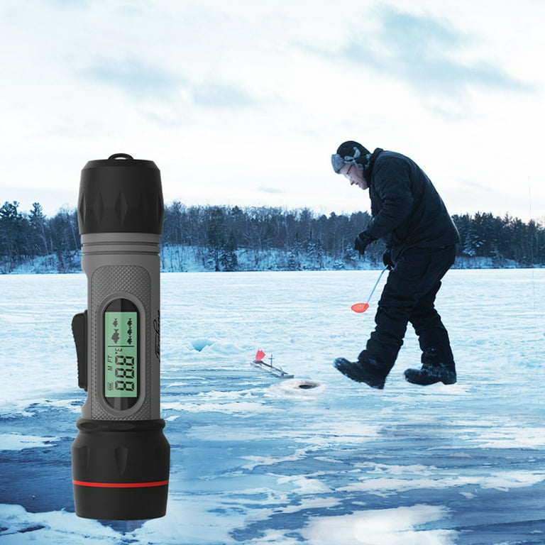 Erchang Handheld Fish Depth Finder Wireless Waterproof Sonar for Ice Fishing  