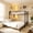 Black, variant on Eyisean Twin over King Size Metal Bunk Bed, Space-Saving Pull-Out Bed Frame with Built-In Ladder, Heavy-Duty Extendable Beds with Safety Guardrail for Bedroom, Dorm, No Box Spring Needed