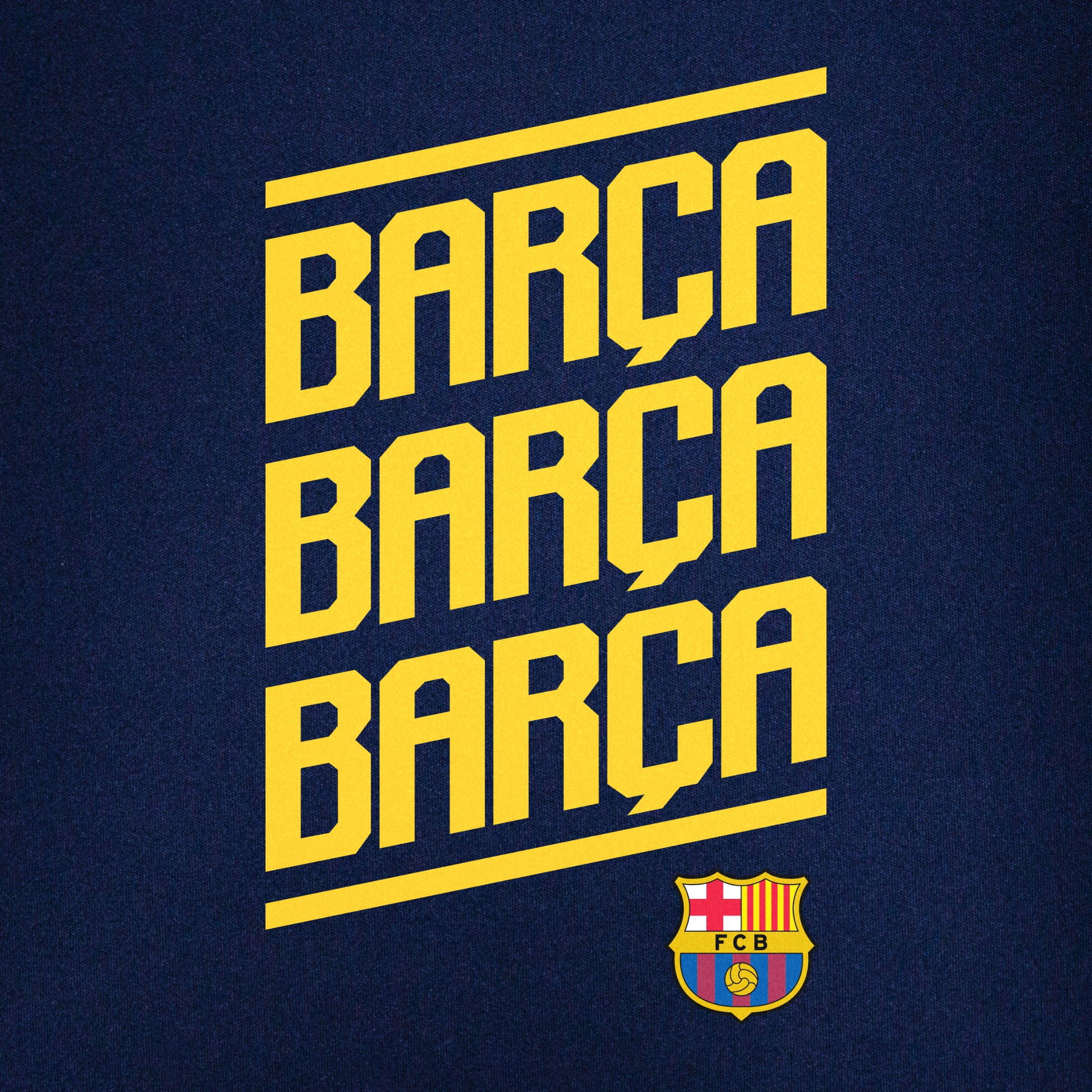 Icon Sports FC Barcelona Boys Training Class T-Shirt Navy