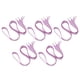 thumbnail image 1 of Cordones de cinta 5 pares de seda color puro 08 pulgadas de ancho elegante ANGGREK Otros, 1 of 8