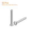 thumbnail image 3 of Unique Bargains #4-40x7/8' Button Head Socket Cap Screws, 50 Pack 304 Stainless Steel Screws, 3 of 4