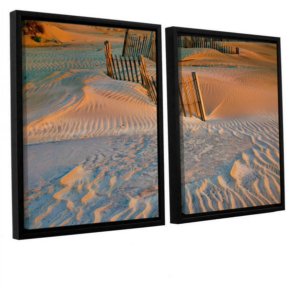 ArtWall Steve Ainsworth "Dune Patterns II" 2-Piece Floater Framed Canvas Set