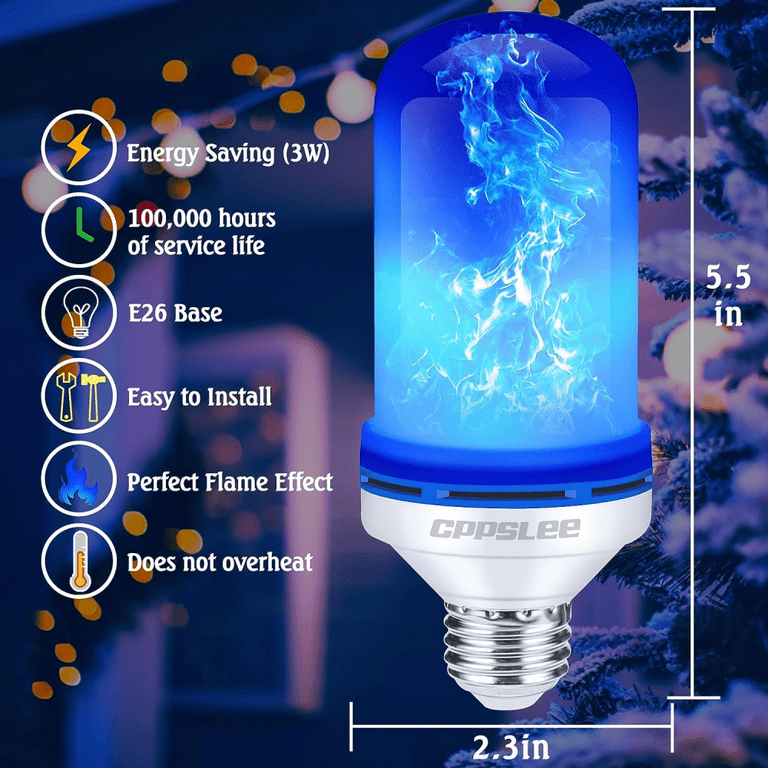 Cppslee flame bulb deals