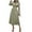 Green, variant on Maplenight Cotton Dresses for Women Lapel Long Sleeve Button Midi Dresses Casual Loose Tshirt Dress,Sizes S-XL
