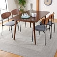 thumbnail image 4 of SAFAVIEH Braided Evangeline Bordered Machine Washable Reversible Area Rug, Grey, 8' x 8' Round, 4 of 5