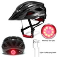 thumbnail image 3 of Sonducket Casco de ciclismo con luces Hombres Mujeres Cascos Seguridad de carga Profesional Integrado Sombrero Gorras de skate Ciclismo Negro METRO, 3 of 6