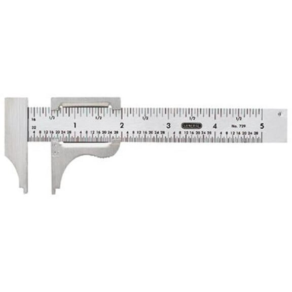 General Tools  Pocket Caliper 0-4 Inchrange Stainless 16Th 32N