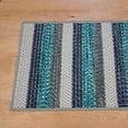 thumbnail image 3 of Barrett Stripe Runner - Blue Planet 30"x6' Rug, 3 of 9