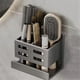 thumbnail image 5 of Organizador de Baño de Pared, Impermeable, Sin Descarga, con Drenaje, para Cepillos de Dientes, Peines, Cosméticos, Secador de Pelo, Organizador, 5 of 5