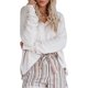 thumbnail image 1 of Pullover Tops, Oversized V Neck Women Knit Sweaters Split Design For Home For Shopping ANGGREK Otros, 1 of 7