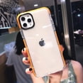 thumbnail image 3 of Funda de teléfono a prueba de golpes de color fluorescente para iPhone 16 Pro Max 15 14 13 12 11 X XS XR 7 8 Plus SE Funda de silicona suave transparente, 3 of 5