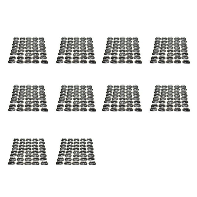400Pcs de Abrazadera en Forma de U para Extensiones de Cabello Clip de Peluca DIY Peine Negro