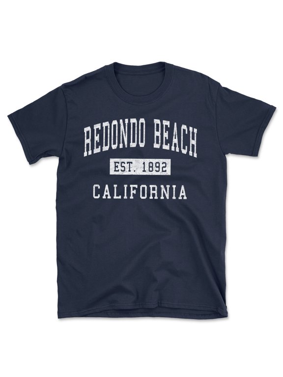 Redondo Beach California Classic Established Men's Cotton T-Shirt