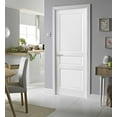 thumbnail image 3 of SARTODOORS Soft Opening 3 Panel Slab Barn Door with Door Slabs, Solid Pine Wood Matte White, 32" x 80", 55 lbs, 3 of 6