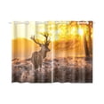 thumbnail image 3 of MKHERT Red Deer in Morning Sun Window Curtain Kitchen Curtain 26x39 inch,Two Piece, 3 of 3