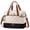 White - Brown, variant on LOVEVOOK Weekender Bags for Women with Shoe Compartment, Lightweight Travel Duffle Bag with Wet Pocket, Hospital Overnight Bags for Women Labor Delivery, Personal Item Carry On Bag for Gym, Sport