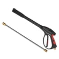 thumbnail image 1 of High Pressure Washer Gun with Extension Rod 4000 PSI Portable Handheld Car Washer M22 Water Inlet 1/4-inch Nozzle Connection Washing Sprayer for Floor Fence Patio Garden Pet Shower, 1 of 8