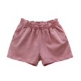 thumbnail image 4 of XBASW Kids Baby Summer Casual Shorts for Girls Elastic Waist Jogger Shorts Pants Toddler Solid Color Five Pants 2-1T, 4 of 7