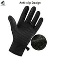 thumbnail image 4 of PULLIMORE Men Women Winter Touch Screen Ski Gloves Windproof Waterproof Anti-slip Warm Glove for Running Cycling Driving (L, Navy Blue), 4 of 9
