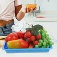 thumbnail image 6 of WHAMVOX PP Plastic Tray for Storage with Assorted Colors Smooth Surface Easy to Clean 5pcs, 6 of 8