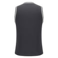 thumbnail image 6 of asjyhkr Mens Basketball Tank Tops Lightweight Sleeveless Crew Neck Workout Running Gym Athletic Shirts, 6 of 6