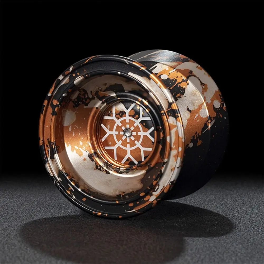 Fashion 10 Ball Bearing Metal Yoyo Alloy Aluminum Unresponsive Yo Yo High Speed Spinning String Yoyo Ball Gift