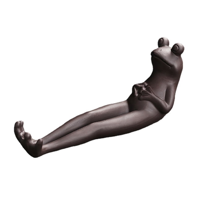 Guardoinrt 1/2/3/5 Safe And Non-Toxic Ceramic Incense Frog Holder For Burning Exquisite Crafted Frog 1 Pc