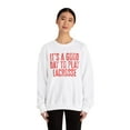 thumbnail image 4 of Lacrosse Sweatshirt Gifts Crew Neck Shirt Long Sleeve Unisex, 4 of 7