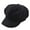 Black, variant on rygai Retro Autumn Winter Women Girl Faux Wool Peaked Cap Flat Hat Berets Light Gray