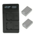 thumbnail image 4 of Cargador de Batería de Cámara, Cargador de Batería, Interfaz USB Pantalla Lcd Negra para Caminata de la Cámara de Vije Batería Al Aire Libre, 4 of 7
