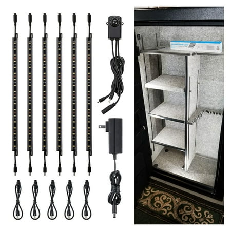 

ZJINJIN 12 Inch Safe Lighting Kit Sensor for Under Cabinet 5000K 6Pcs