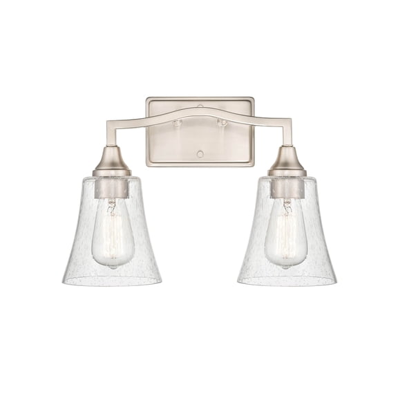 2102-BN-Millennium Lighting-Caily - 2 Light Bath Vanity-10.88 Inch Tall and 15.75 Inch Wide-Brushed Nickel Finish