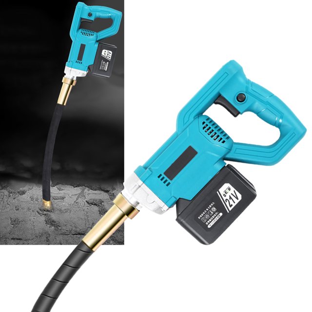 Miumaeov 3.28' Concrete Vibrator Handheld Electric Charging Concrete