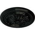 thumbnail image 3 of Ekena Millwork 16"OD x 2 1/4"P Wigan Ceiling Medallion, Hand-Painted Black Pearl, 3 of 6