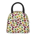 thumbnail image 2 of Haiem Colorful Fruits Printed Lunch Bag Women, Lunch Box Lunch Bag for Women, Small Leakproof Cute Lunch Tote Large Capacity Reusable Insulated Cooler Lunch Container, 2 of 6