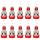 thumbnail image 3 of Toma De Banana 10 Piezas Toma De Banana Latón 2 Mm Terminales De Conector De Toma De Panel Para Equipos Industriales ElectrónicosRed ANGGREK Rojo, 3 of 8