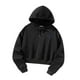 thumbnail image 5 of Sudadera corta para mujer Otoño Invierno Sudaderas con capucha Sudaderas ligeras, modernas y cómodas Ropa deportiva Sudaderas con capucha para acampar S, 5 of 8