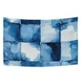 thumbnail image 6 of Yayeee Tapestry Wall Hanging for Bedroom 80" x 60" Living Room Home Wall Art Decor, Blue Pattern, 6 of 7